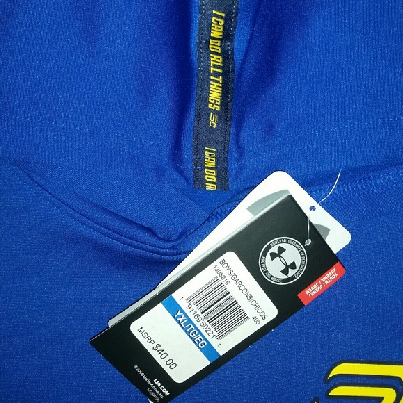 NEW☆BOYS YXL UNDER ARMOUR STEPHEN CURRY HOODIE - Picture 2 of 6